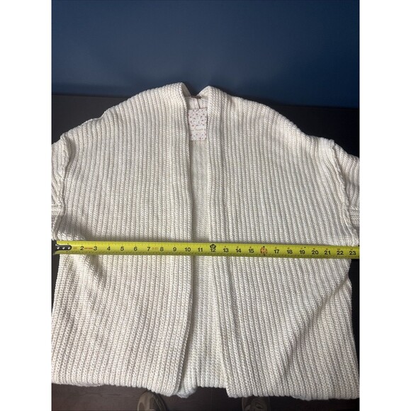 Free People High Hopes Cardigan Sweater Small Oversized Chunky Knit Slouchy Open - Picture 9 of 11